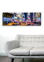 Wallity Cuadro Decorativo en Lienzo Iluminado con LED 30x90 cm Multicolor